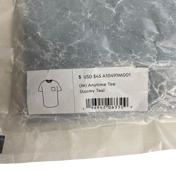 Allbirds T-Shirt Mens S Anytime Tee Merino Wool Blend Pocket Short Sleeve NWT - Picture 5 of 6